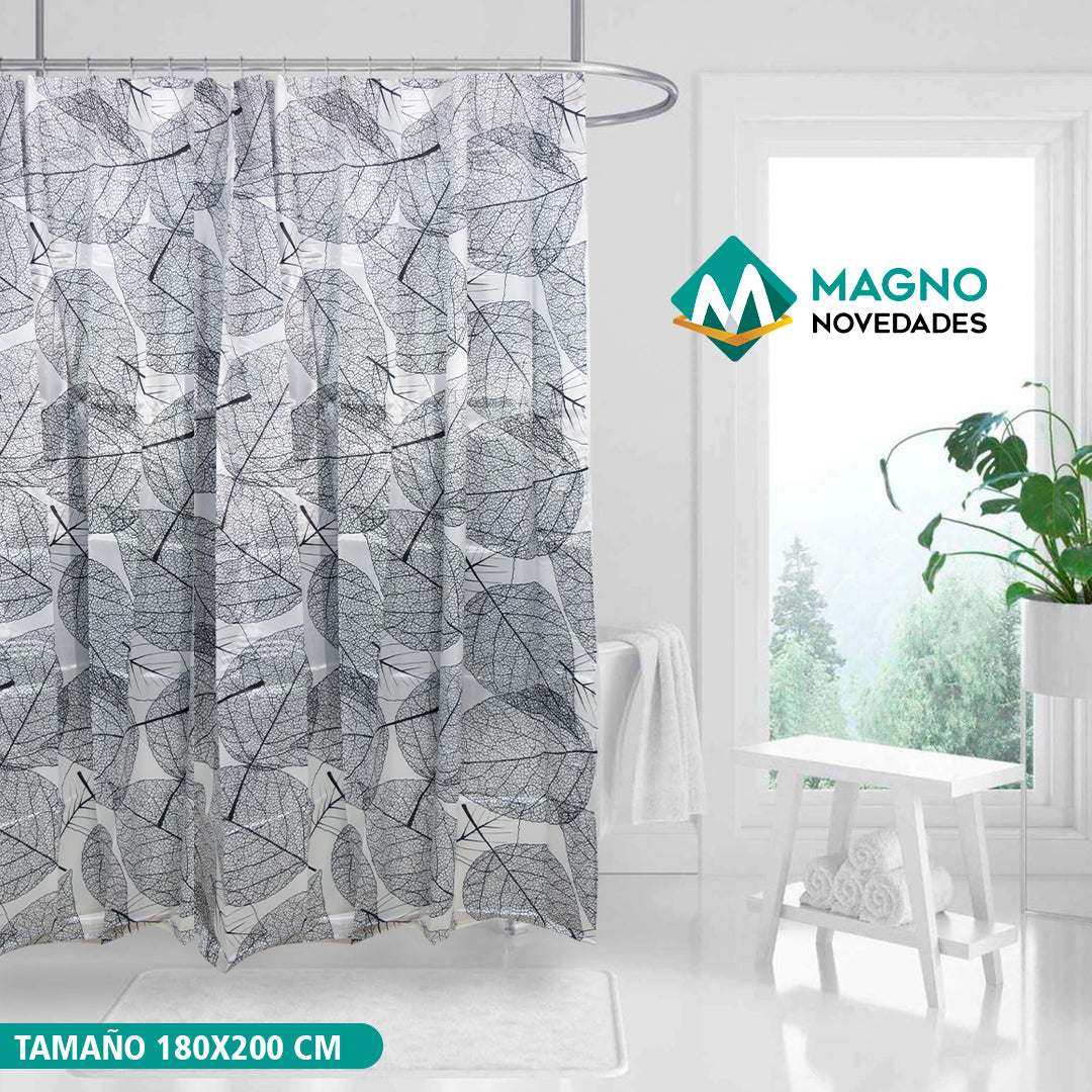 CORTINA DE BAÑO MAGNO HOME 180CM ANCHO X 200 CM LARGO