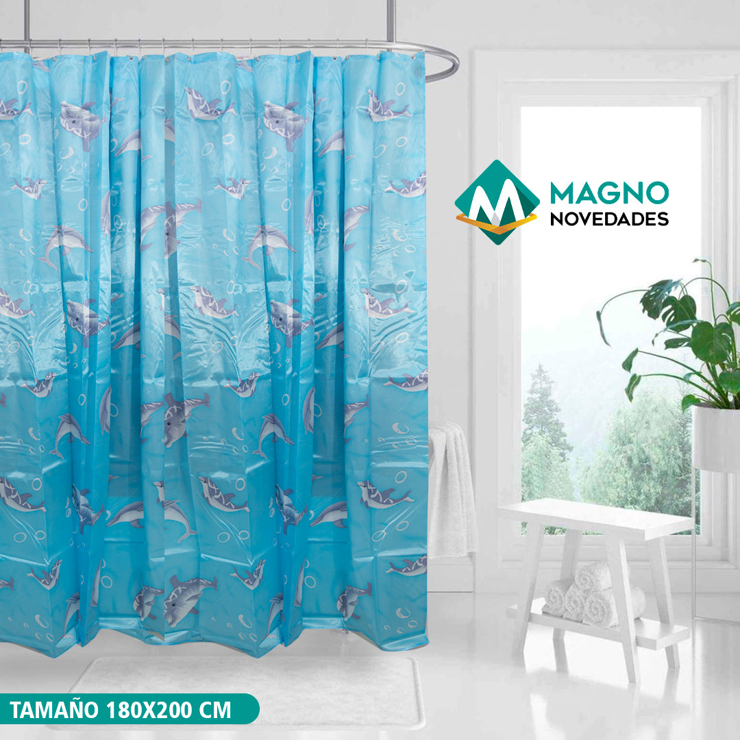 CORTINA DE BAÑO MAGNO HOME 180CM ANCHO X 200 CM LARGO