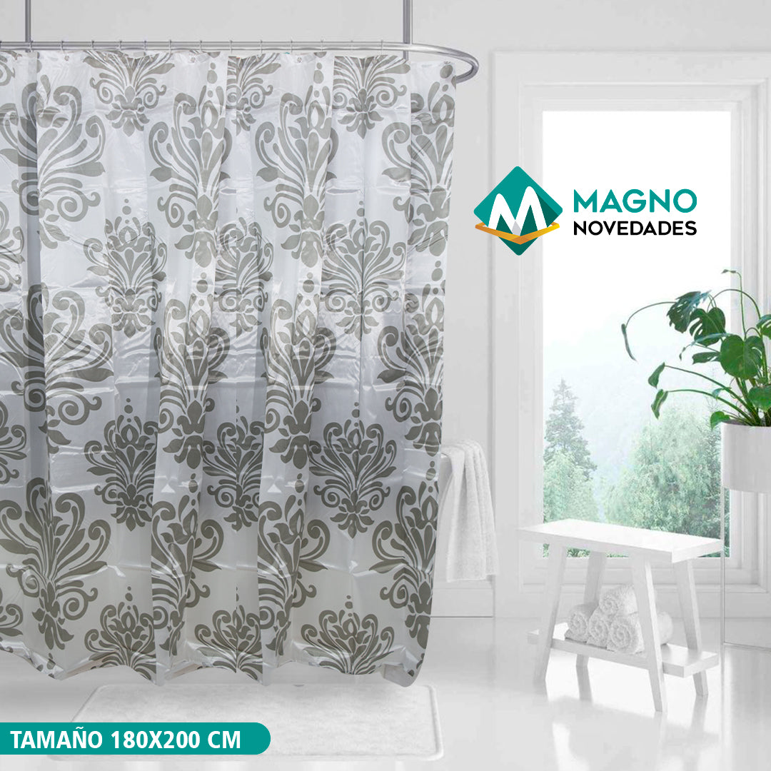 CORTINA DE BAÑO MAGNO HOME 180CM ANCHO X 200 CM LARGO