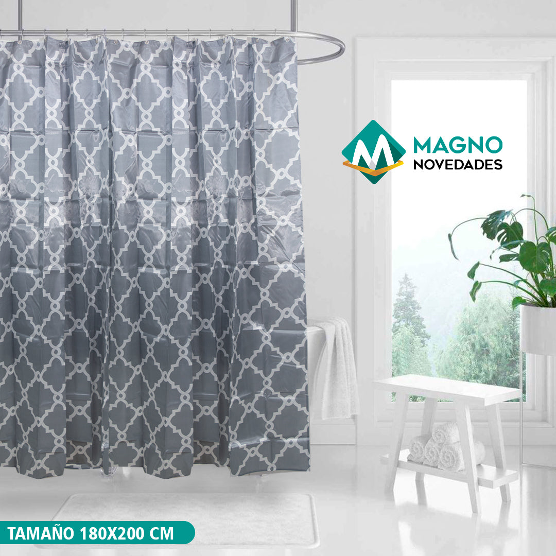 CORTINA DE BAÑO MAGNO HOME 180CM ANCHO X 200 CM LARGO