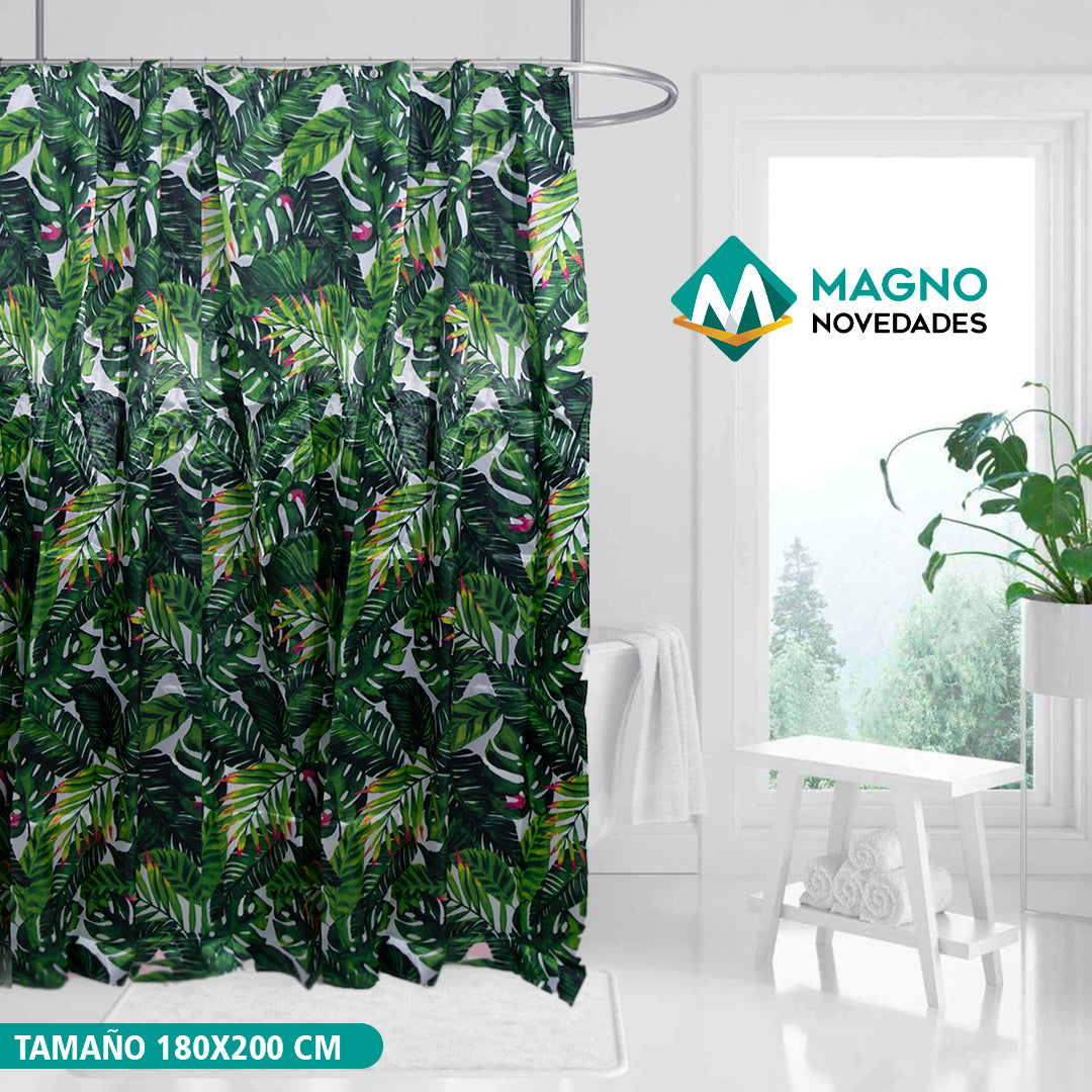 CORTINA DE BAÑO MAGNO HOME 180CM ANCHO X 200 CM LARGO