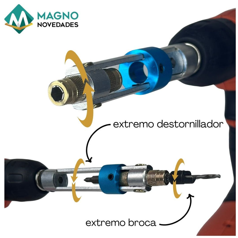 DrillDrivers™️ -KIT DE INTERCAMBIO ROTATIVO DE BROCAS