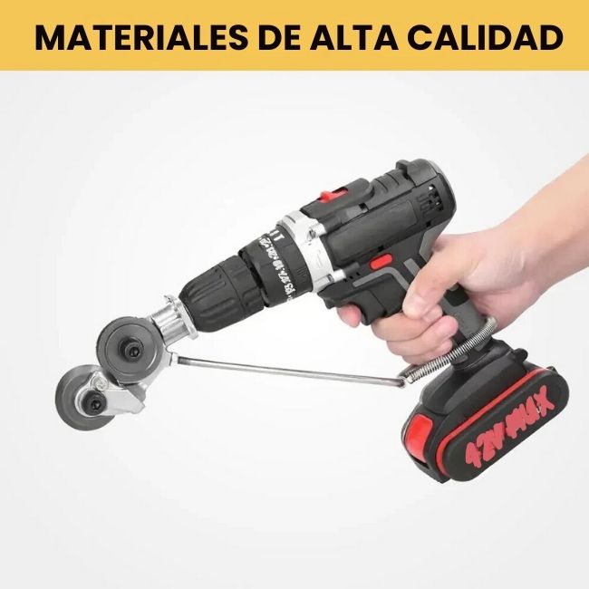 DrillCutPro™ - Adaptador de corte de metal para taladro