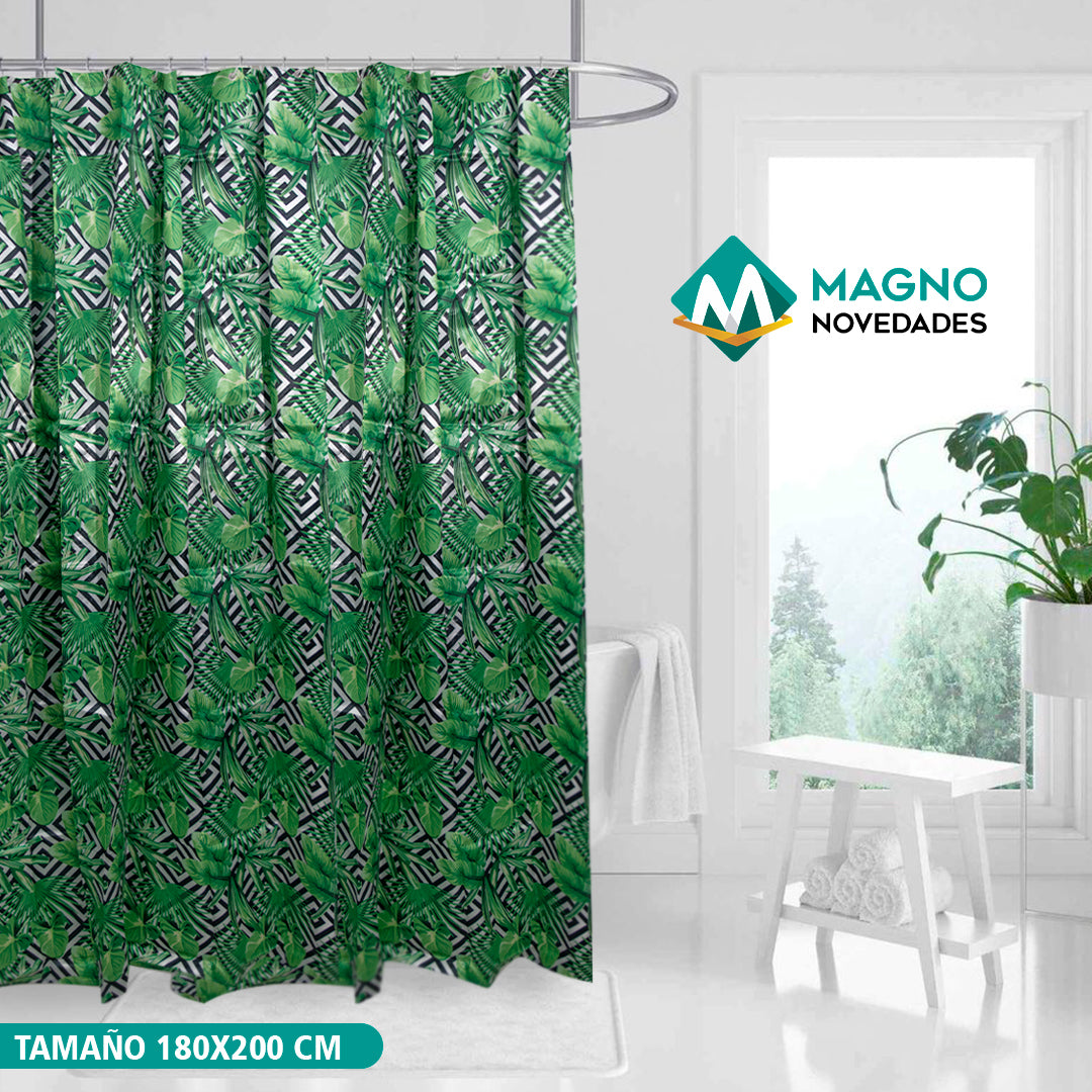 CORTINA DE BAÑO MAGNO HOME 180CM ANCHO X 200 CM LARGO