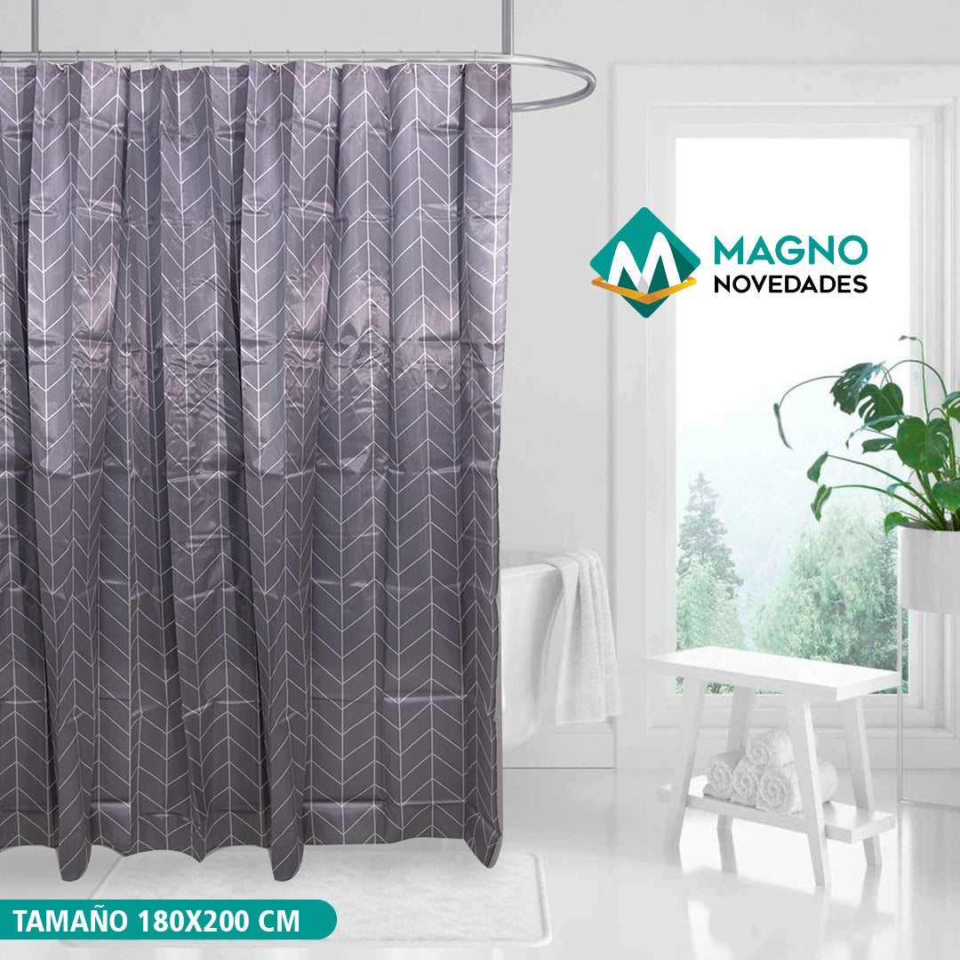 CORTINA DE BAÑO MAGNO HOME 180CM ANCHO X 200 CM LARGO