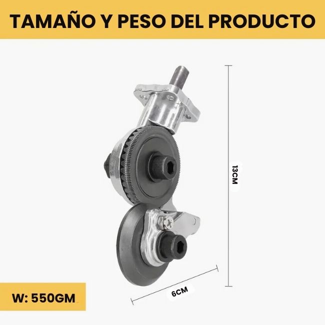 DrillCutPro™ - Adaptador de corte de metal para taladro