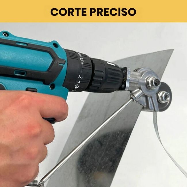 DrillCutPro™ - Adaptador de corte de metal para taladro