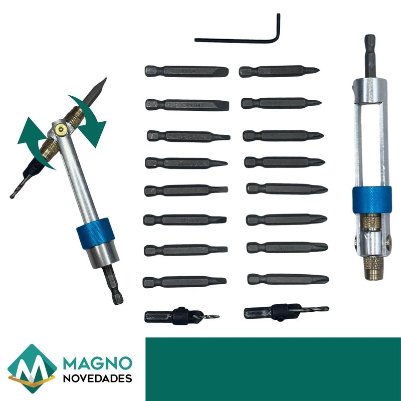 DrillDrivers™️ -KIT DE INTERCAMBIO ROTATIVO DE BROCAS