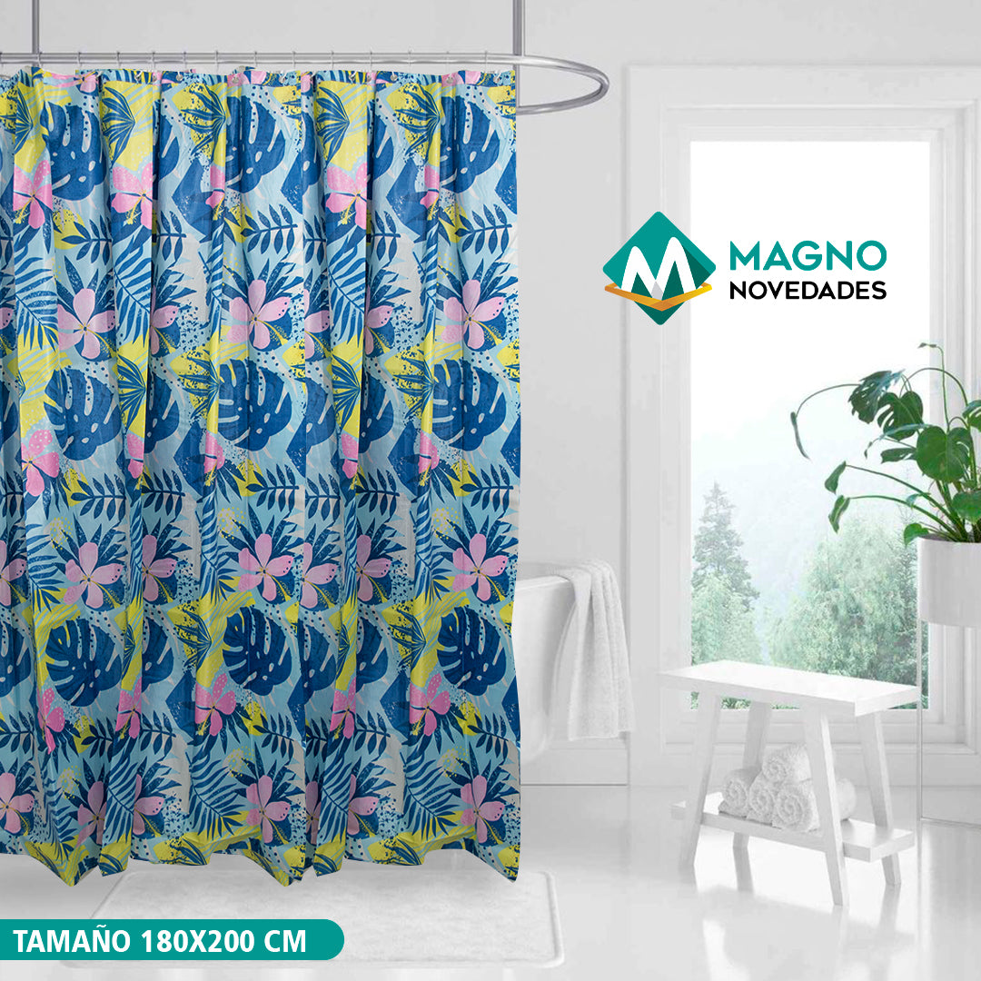 CORTINA DE BAÑO MAGNO HOME 180CM ANCHO X 200 CM LARGO