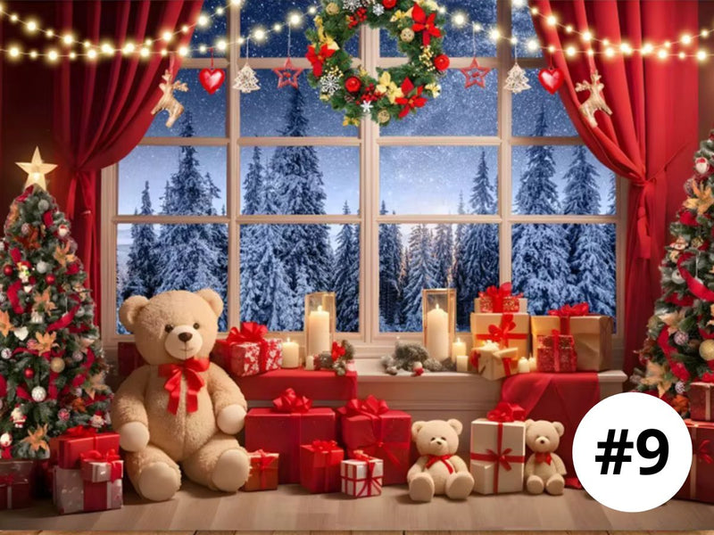 Fundas Decorativos Navideños Para Pared 2 Metros de Alto x 3 Metros de Ancho