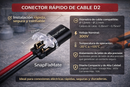 🔧 Conector Eléctrico de Empalme Rápido (50 unidades) - Instalación rápida · Sin conductores expuestos