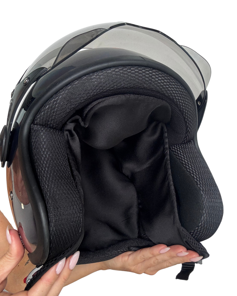 Protector de Cabello Para Casco de Seda Acolchado