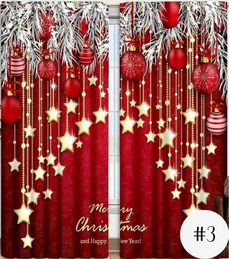 Cortina Navideña Dimensiones 1.80 x 2.20