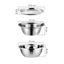 ChefPro® Set Bowl Con Colador Y Rayador 🎁HOY 30% DCTO🎁