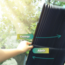 Cortina plegable aislante térmico para carro