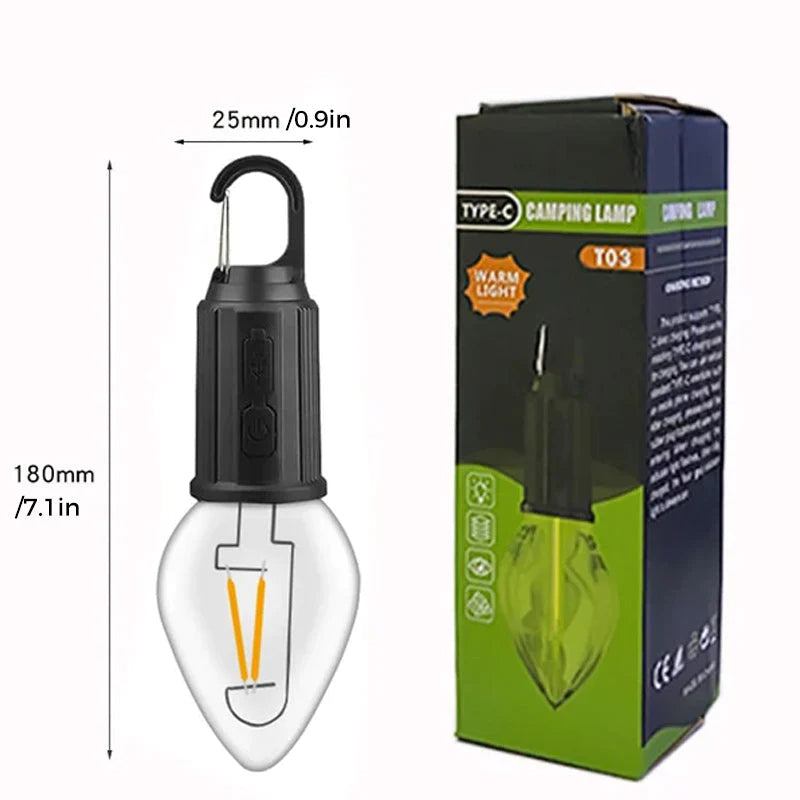 Charging Light Bombilla Camping Type-C