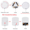 SET DE 3 LUCES LED CON CONTROL REMOTO