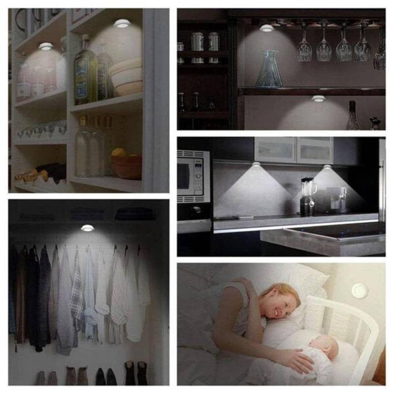 SET DE 3 LUCES LED CON CONTROL REMOTO